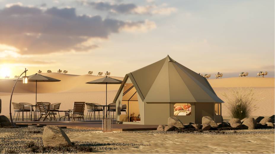 德令哈市露营酒店帐篷厂家